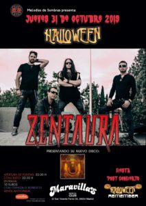 Halloween Remember, la noche más siniestra con Zentaura en concierto