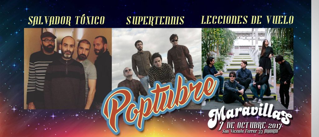 POPTUBRE: Tu fiesta POP de música independiente, en OCTUBRE, en Madrid