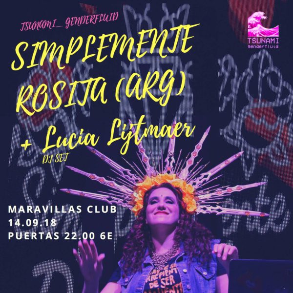 Los shows de Simplemente Rosita son una experiencia colectiva! Septiembre 2018 en Maravillas Club