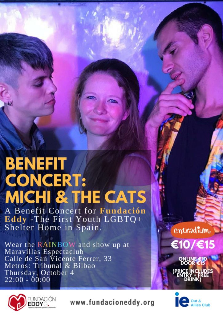 Michi & The Cats nos traen su música y su talento por una buena causa: Los beneficios del concierto irán para la Fundación Eddy