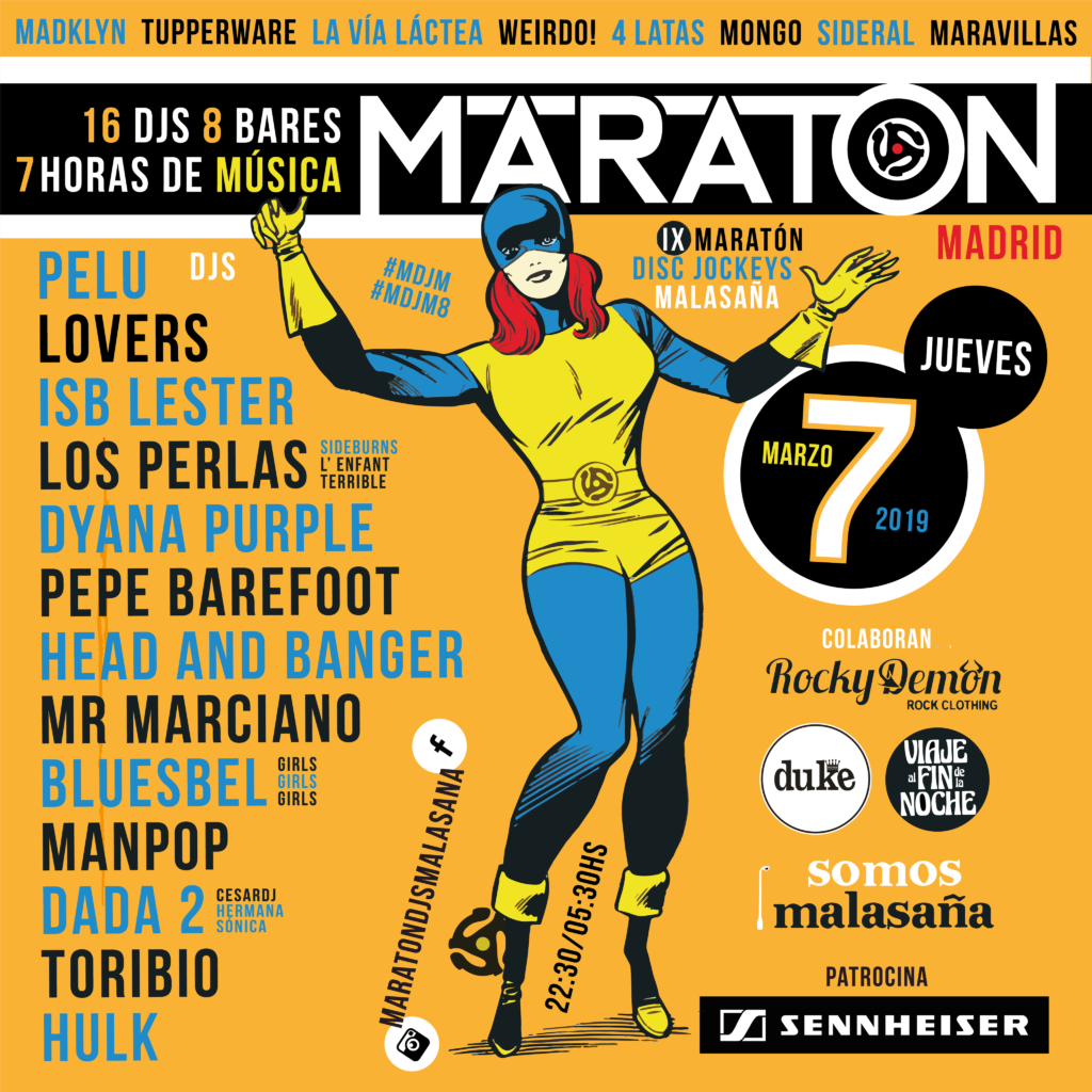 Participamos en el IX Maratón de djs de Malasaña