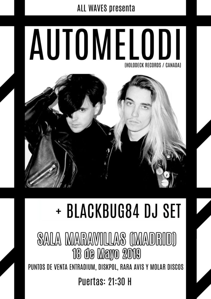 All Waves Promotions presenta: Automelodi (Holodeck Records/Canadá)