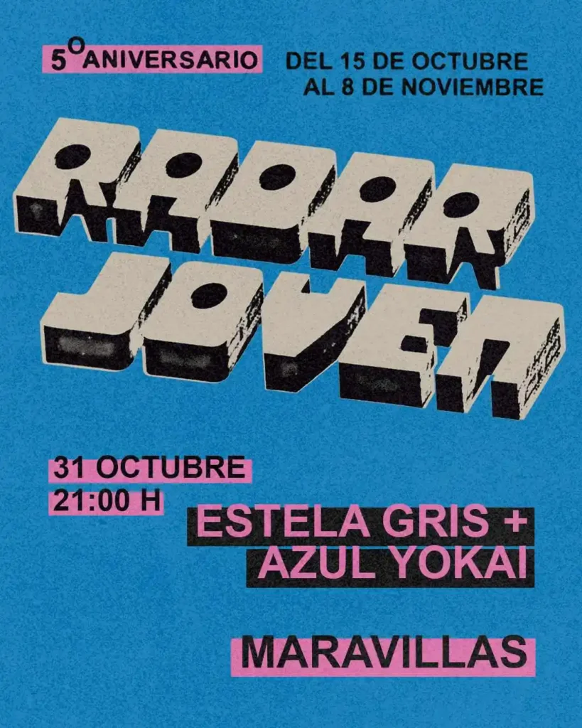 2026_10_31_Sala_Maravillas_Radar_Joven_Estela_Gris_Azul_Yokai